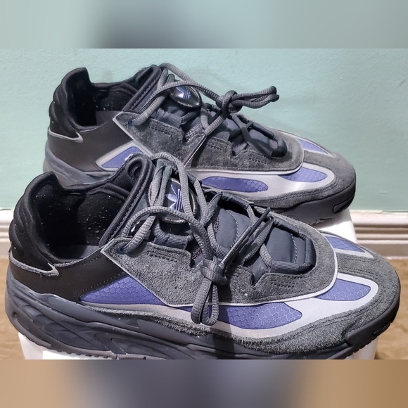 ADIDAS Niteball Carbon Orbit Violet Suede Leather Sneakers Unisex sz 7.5 Men's - Picture 6 of 15